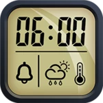 digital alarm clock android application logo